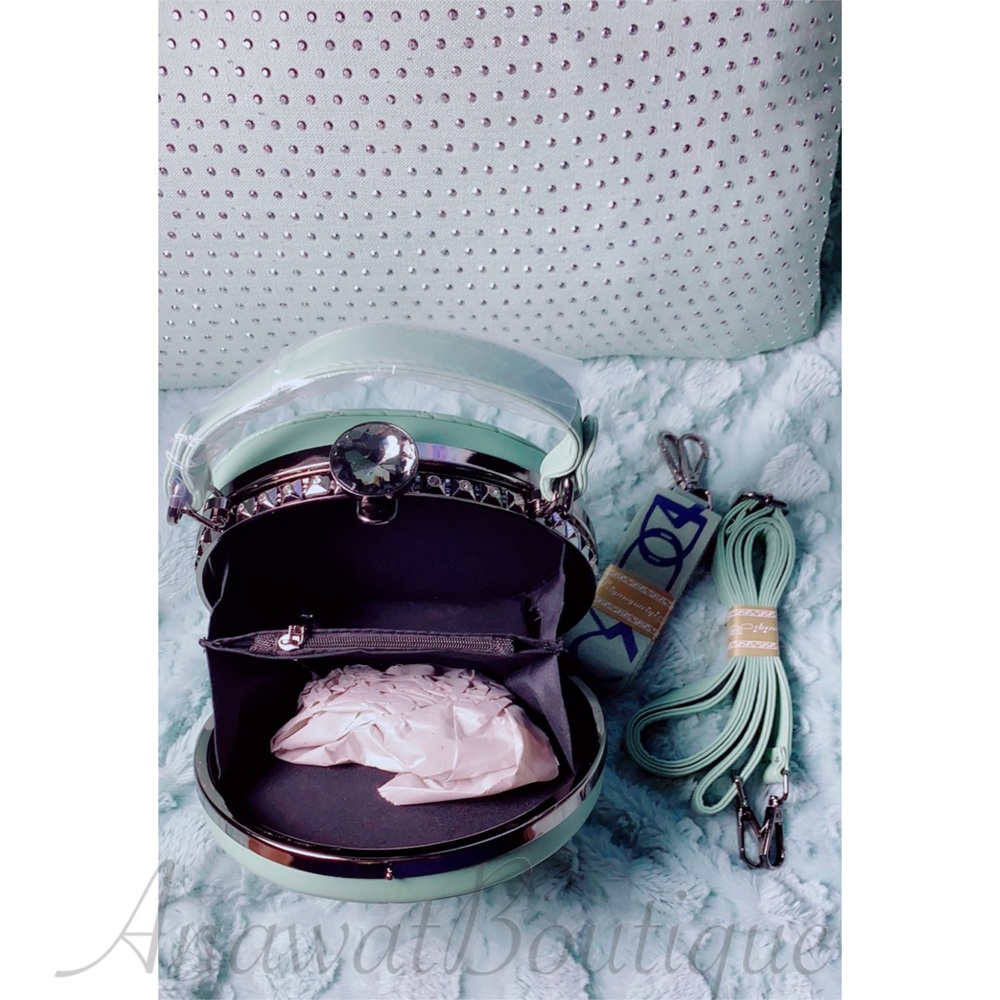 Quinn Quilted Diamond Charm Crossbody - Picture 5 of 7